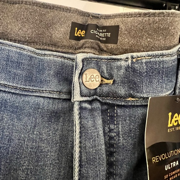 NWT Lee Cigarette Crop Jeans - Picture 3 of 5